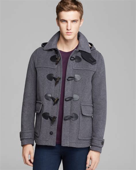 burberry toggle coat mens|burberry men's coat outlet.